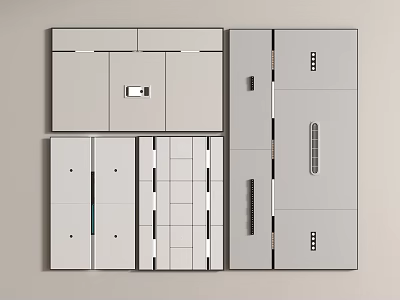 Modern Ceiling Honeycomb Large Panel Ceiling Integrated Ceiling Yuba Aluminum Gusset Kitchen and Bathroom Ceiling 3d model