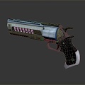 revolver revolver pistol semi-automatic pistol automatic pistol modern weapon hot weapon 3d model