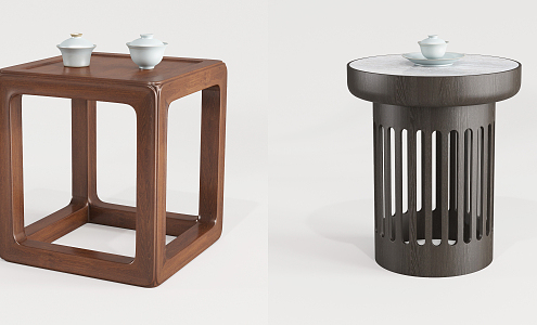 New Chinese style side table 3d model