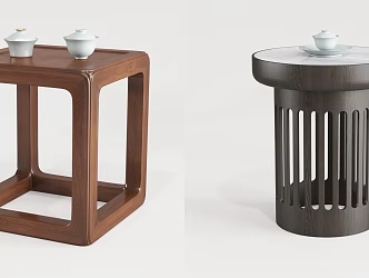 New Chinese style side table 3d model