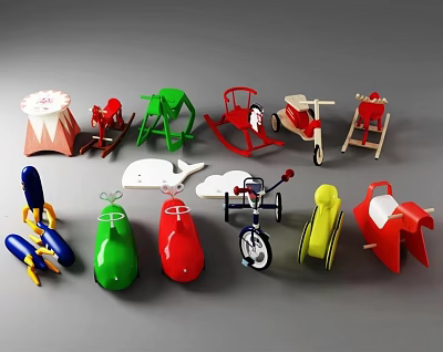 Children's car 3d model