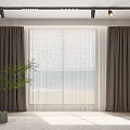 Modern Curtains 3d model