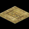 Chinese ground floor tile ground pavement 3d model