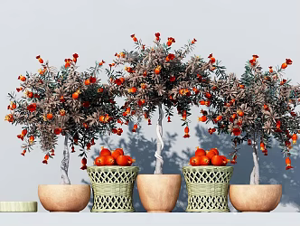Modern Potted Plant 3d model