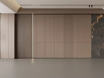 Modern Simple Sofa Background Wall Modern Decoration Balcony Cabinet Living Room Cabinet Wood Decorative Background Wall 3d model