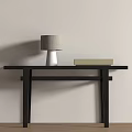 Modern Table Side Table End View Entrance Desk Lamp 3d model