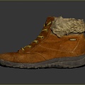 Modern Boots Men's Boots Old Boots Cotton Boots Old Rain Boots 3d model