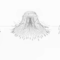 Modern Decorative Ceiling Light With Spiral Design And Radiant Warm Lighting