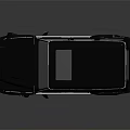 Black SUV With Sleek Black Roof Red Accented Alloy Wheels Modern Design On Reflective Surface