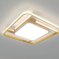 Light luxury ceiling lamp square three group ceiling lamp 3d model