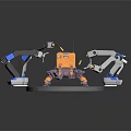 Modern robot spider robot mecha spider sci-fi spider 3d model