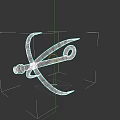 Sturdy Metal Hook With Curved Design For Hanging Items At Home