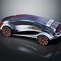 Modern Car Future Car Science Fiction Car 3d model