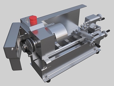 Micro metal lathe processing equipment model