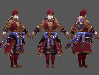Monk Persian War 3d model