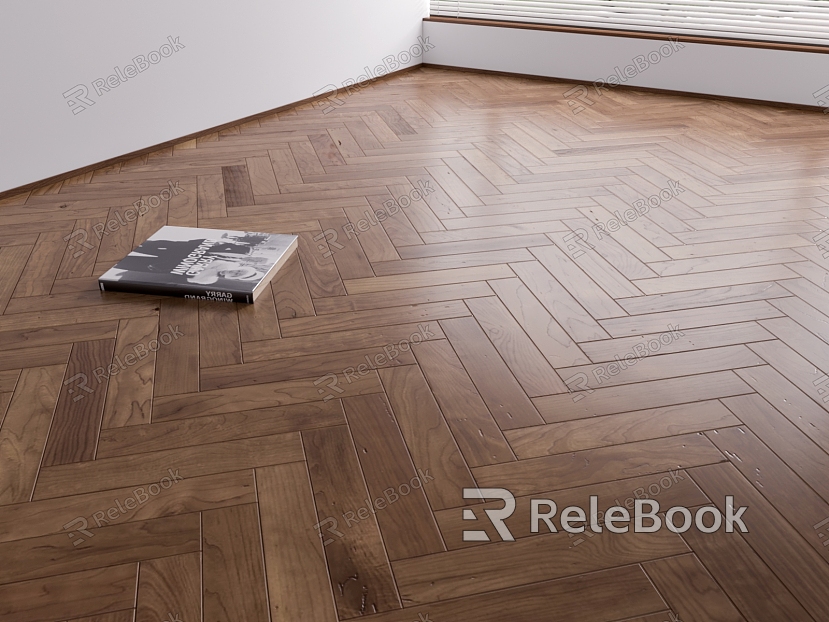 Modern floor wood texture floor herringy floor model