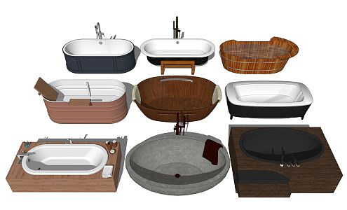 Modern Bathtub 3d model