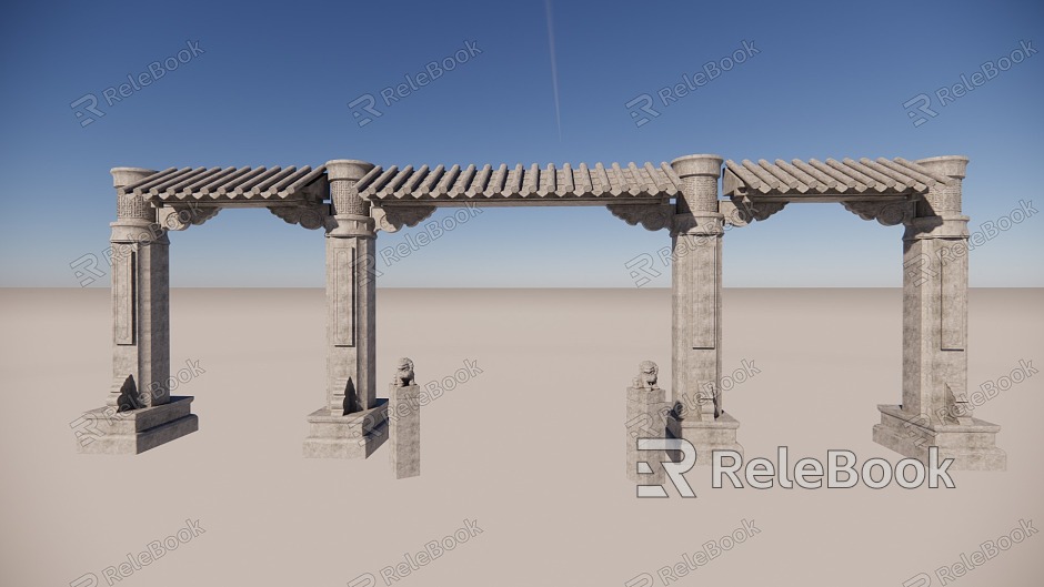 Chinese archway model