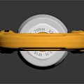 Yellow Beward U Shaped Equipment With White Circular Scale And Knob