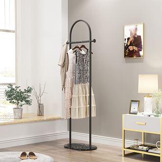 Modern Hanger Coat Rack 3d model