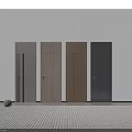 Modern Hinged Doors With Wooden Textures Various Colors And Interior Design Styles