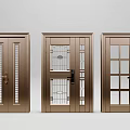 Various Modern Security Doors With Glass Panels And Decorative Grilles