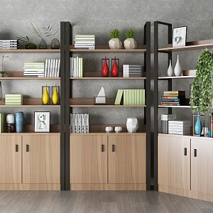 Industrial LOFT Storage Rack 3d model
