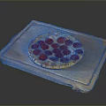 Fresh Pepperoni Pizza Placed on Natural Wooden Cutting Board with Melted Cheese