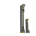 Modern Architectural Columns With Gray Yellow Design And Decorative Details