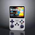 Portable MEGADRIVE Handheld Game Console With Colorful Game Display And Controller Buttons