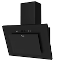 Modern Black Kitchen Range Hood With Sleek Design And Control Panel 3d model