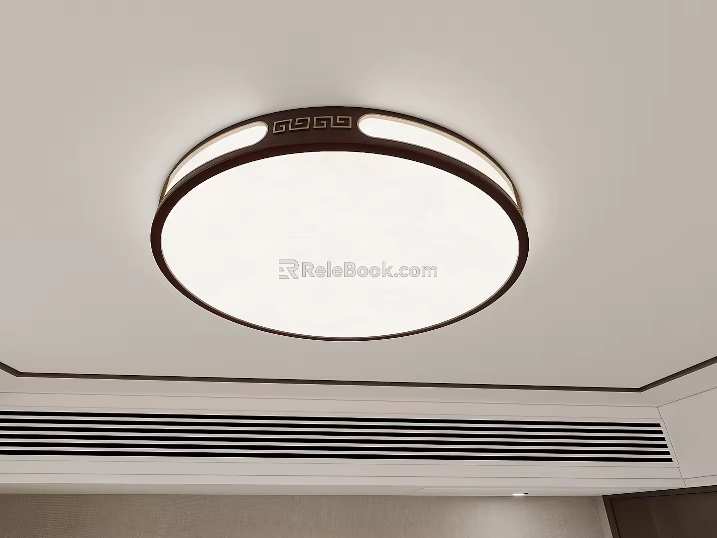 Chinese round ceiling lamp 3d model