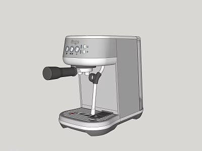 Modern Stainless Steel Espresso Coffee Machine For Home Kitchen Appliances 3d model