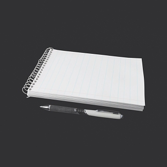 Modern Notebook 3d model