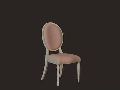 Small French Style American Style Cream Style Light Luxury Lady 3d model