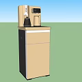 Modern Sleek Standing Water Dispenser with Storage Cabinet for Daily Home Use