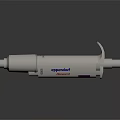 White Adhesive Dispenser With Purple Cap And Express Application Function 3d model