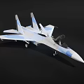 su-27 fighter remote control toy 3d model