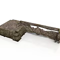 Intricately Carved Stone Furniture Piece With Decorative Base And Ornate Details
