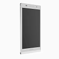 Huawei Smartphone With White Sleek Design And Black Screen