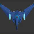 Modern Spaceship Spacecraft 3d model