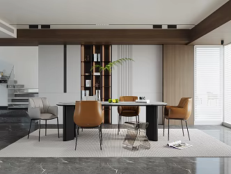 Modern Restaurant 3d model