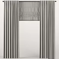 Gray Modern Curtains With Valance For Elegant Window Treatment In Home Decor
