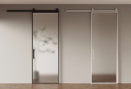 Modern Sliding Door Barn Door Hanging Sliding Door 3d model