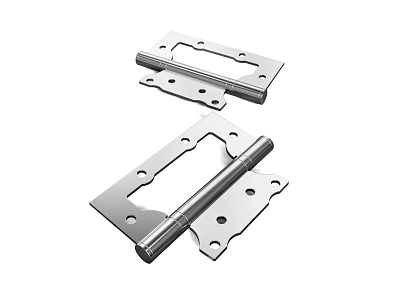 Stainless Steel Metal Hinges For Home Furniture Door Hardware Design And Installation 3d model
