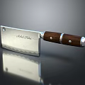 Premium Sharp Kitchen Knife With Wooden Handle And Stainless Steel Blade