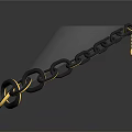 Stylish Gold And Silver Metal Chain Bracelet With Link Design For Daily Use