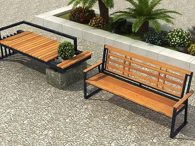 Modern Outdoor Chair Outdoor Bench Park Bench Leisure Bench Community Bench Outdoor Rest Chair Rest Bench 3d model