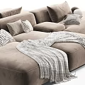 Modern Plush Fabric Double Seater Sofa With Comfortable Cushions And Multiple Custom Color Options