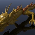 Chinese god beast dragon 3d model